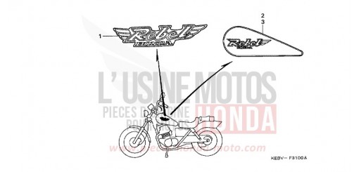 MARQUE/RAYURE CA125X de 1999